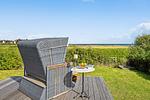 Terrasse - Haus Friedeburg App. Emma Rantum auf Sylt - Top-Hundeurlaub