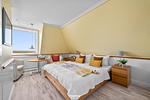 Schlafzimmer - Haus Friedeburg App. Anne Rantum auf Sylt - Top-Hundeurlaub