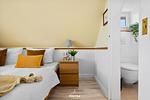 Schlafzimmer - Haus Friedeburg App. Anne Rantum auf Sylt - Top-Hundeurlaub