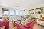 Wohnzimmer - Haus Friedeburg App. Anne Rantum auf Sylt - Top-Hundeurlaub