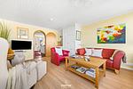 Wohnzimmer - Haus Friedeburg App. Anne Rantum auf Sylt - Top-Hundeurlaub