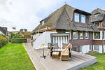 Terrasse - Haus Friedeburg App. Anne Rantum auf Sylt - Top-Hundeurlaub