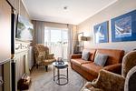 Wohnzimmer - Luxury Beach Apartment 9 mit Balkon, hundefreundlich und moderner Ausstattung - Top-Hundeurlaub