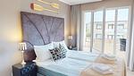 Schlafzimmer - Luxury Beach Apartment 9 mit Balkon, hundefreundlich und moderner Ausstattung - Top-Hundeurlaub
