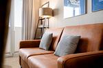 Wohnzimmer - Luxury Beach Apartment 9 mit Balkon, hundefreundlich und moderner Ausstattung - Top-Hundeurlaub