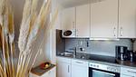 Küche / Küchenzeile - Luxury Beach Apartment 9 mit Balkon, hundefreundlich und moderner Ausstattung - Top-Hundeurlaub