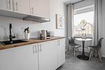 Küche / Küchenzeile - Ferienwohnung Nordlicht Eckernförde - Top-Hundeurlaub