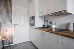 Küche / Küchenzeile - Ferienwohnung Nordlicht Eckernförde - Top-Hundeurlaub