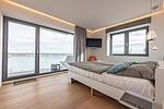 Schlafzimmer - Ferienwohnung Rooftop Garden 1 Olpenitz - Top-Hundeurlaub