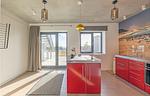 Küche / Küchenzeile - Ferienwohnung Rooftop Garden 4 Olpenitz - Top-Hundeurlaub