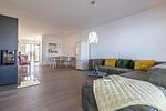 Wohnzimmer - Ferienwohnung Rooftop Garden 3 Olpenitz - Top-Hundeurlaub