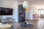 Wohnzimmer - Ferienwohnung Rooftop Garden 3 Olpenitz - Top-Hundeurlaub