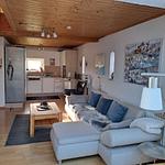 Wohnzimmer - Ferienhaus Winne-Hus Winnemark - Top-Hundeurlaub