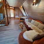 Wohnzimmer - Ferienhaus Winne-Hus Winnemark - Top-Hundeurlaub