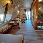 Wohnzimmer - Ferienhaus Winne-Hus Winnemark - Top-Hundeurlaub