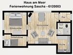 Grundriss - Ferienwohnung Sascha - Top-Hundeurlaub