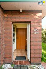 Fassade / Eingang - Ferienwohnung Sascha - Top-Hundeurlaub