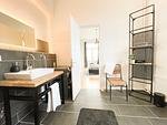 Badezimmer - Altbauwohnung mit Panorama Schleiblick, Balkon und Kamin im Herzen von Schleswig - Top-Hundeurlaub