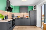 Küche / Küchenzeile - Ferienwohnung TheViewB12 Zuhause bei Emi Dagebüll - Top-Hundeurlaub