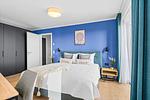 Schlafzimmer - Ferienwohnung TheViewB12 Zuhause bei Emi Dagebüll - Top-Hundeurlaub