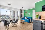 Wohnzimmer - Ferienwohnung TheViewB12 Zuhause bei Emi Dagebüll - Top-Hundeurlaub