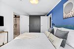 Schlafzimmer - Ferienwohnung TheViewB12 Zuhause bei Emi Dagebüll - Top-Hundeurlaub