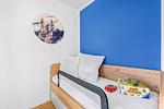 Schlafzimmer - Ferienwohnung TheViewB12 Zuhause bei Emi Dagebüll - Top-Hundeurlaub