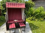 Strandkorb neben der Terrasse - Maya - Top-Hundeurlaub