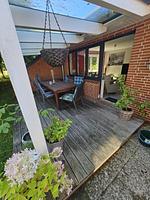 Terrasse - An der Bootfahrt - Top-Hundeurlaub