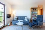 Gemütliches Wohnzimmer mit Sofa und Sessel - Henriette - Top-Hundeurlaub