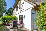 Terrasse mit Tisch und Stühlen - Henriette - Top-Hundeurlaub
