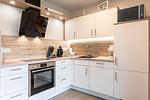Offene Wohnküche - Ferienwohnung Meeresbrise - Top-Hundeurlaub