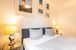 Schlafzimmer 1 - Ferienwohnung Kleiner Pirat - Top-Hundeurlaub