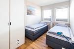 Schlafzimmer - Deichknutt Watt - Top-Hundeurlaub