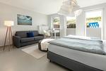 Schlafzimmer - Deichknutt Watt - Top-Hundeurlaub