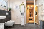 Badezimmer - Ferienhaus Haus am Fjord Olpenitz - Top-Hundeurlaub