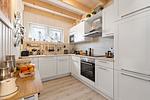 Küche / Küchenzeile - Ferienhaus Haus am Fjord Olpenitz - Top-Hundeurlaub