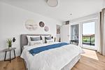 Schlafzimmer - Ferienwohnung TheViewB05 Küstentraum Dagebüll - Top-Hundeurlaub