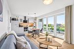 Küche / Küchenzeile - Ferienwohnung TheViewB05 Küstentraum Dagebüll - Top-Hundeurlaub