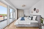 Schlafzimmer - Ferienwohnung TheViewB05 Küstentraum Dagebüll - Top-Hundeurlaub