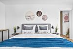 Schlafzimmer - Ferienwohnung TheViewB05 Küstentraum Dagebüll - Top-Hundeurlaub