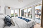 Schlafzimmer - Ferienwohnung TheViewB05 Küstentraum Dagebüll - Top-Hundeurlaub