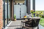 Balkon - Ferienwohnung TheViewB05 Küstentraum Dagebüll - Top-Hundeurlaub