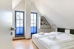 Schlafzimmer - Strandmuschel - Top-Hundeurlaub