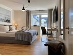 Schlafzimmer - Ferienwohnung Küstenkind 14 im Haus Strandbummler Baabe - Top-Hundeurlaub