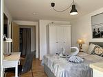 Schlafzimmer - Ferienwohnung Küstenkind 14 im Haus Strandbummler Baabe - Top-Hundeurlaub