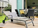 Terrasse - Ferienwohnung Luxus Sonnensuite in der Strandvilla Charlotte Binz - Top-Hundeurlaub