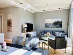 Wohnzimmer - Ferienwohnung Luxus Sonnensuite in der Strandvilla Charlotte Binz - Top-Hundeurlaub