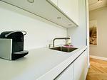 Küche / Küchenzeile - Ferienwohnung Luxus Sonnensuite in der Strandvilla Charlotte Binz - Top-Hundeurlaub