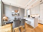 Küche / Küchenzeile - Ferienwohnung Luxus Sonnensuite in der Strandvilla Charlotte Binz - Top-Hundeurlaub
